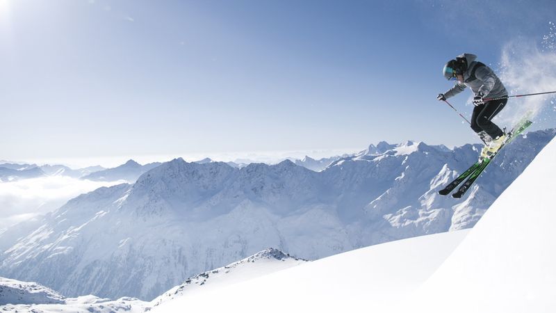 Sölden-Skifahrer