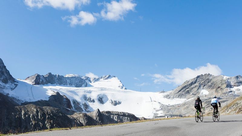 Sölden-Radfahren-Gletscher